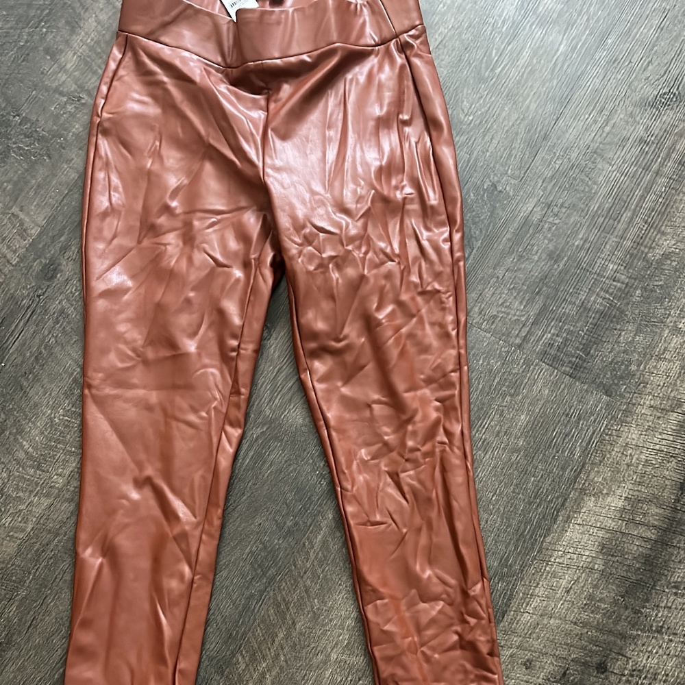 LOFT Faux Leather Jeggings XS
